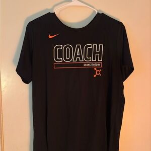 Orangetheory Black and Orange Short Sleeve Tee